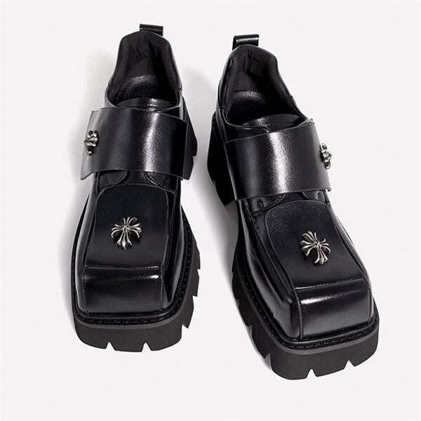 Metallic Cross Pattern Shoes【TR3404】