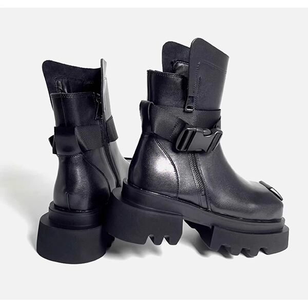 Square toe Combat Boots【TR3384】