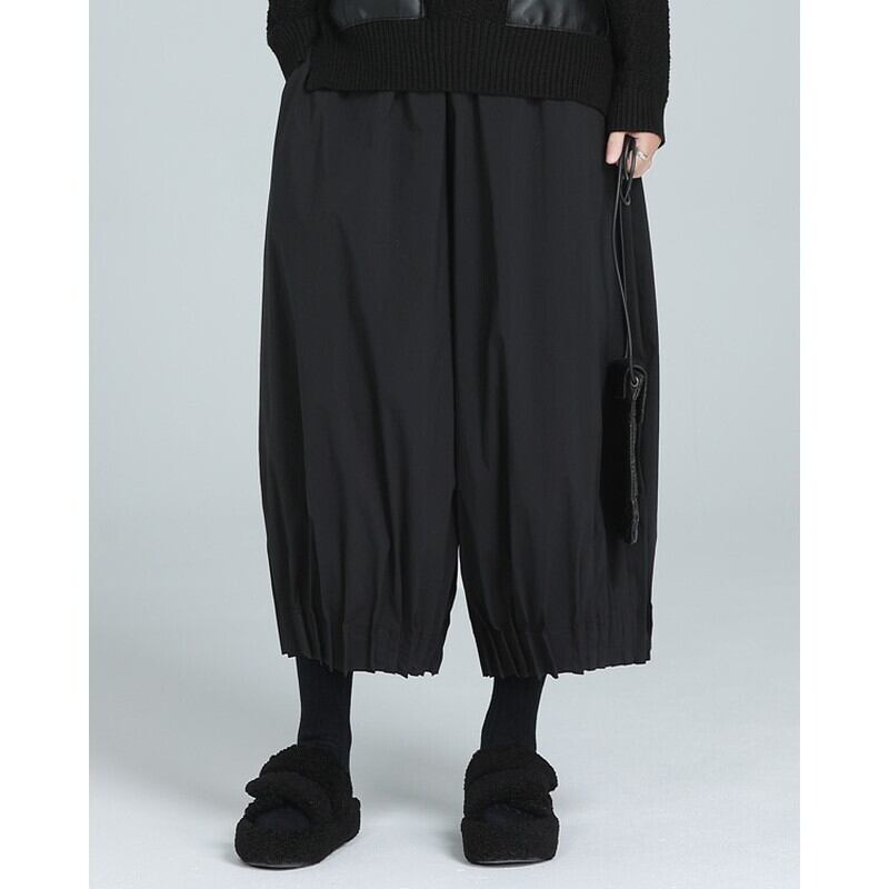 Cropped Gather Pleats Pants【TR3205】