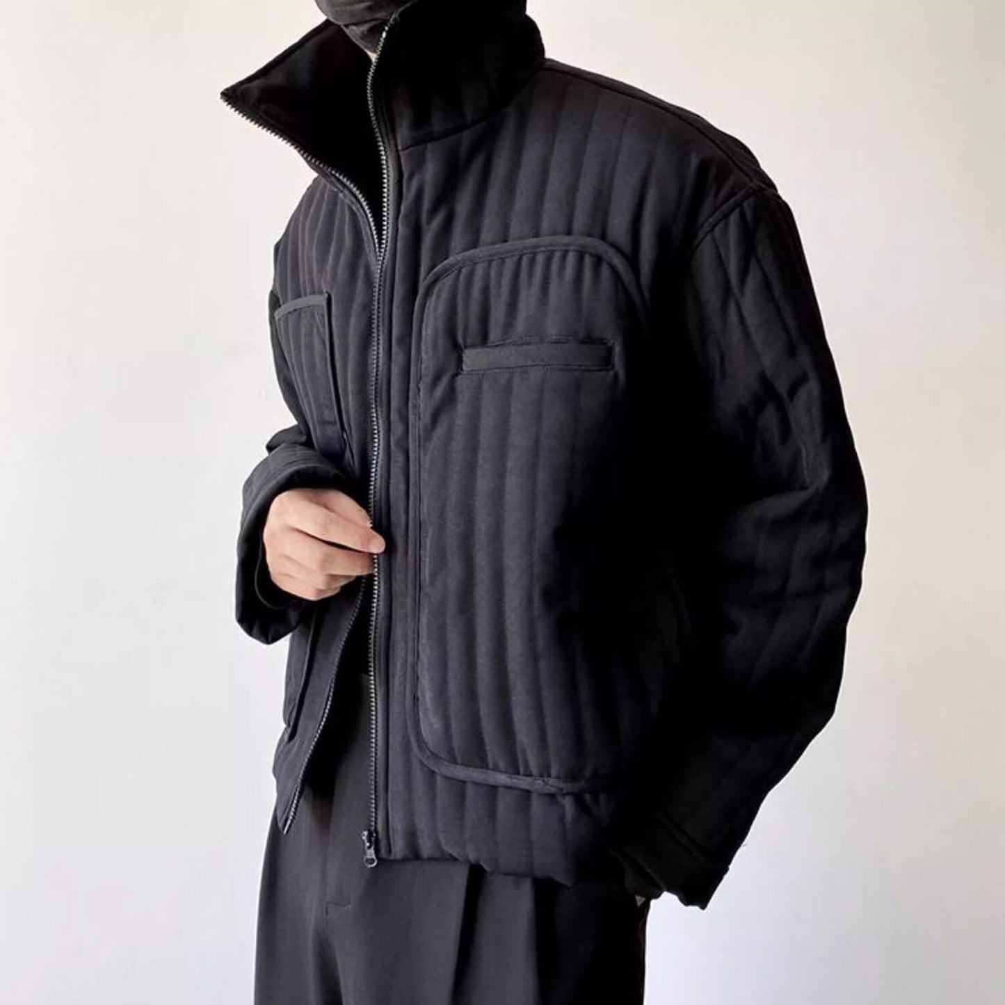 Quilted Stand Collar Jacket【TR3321】