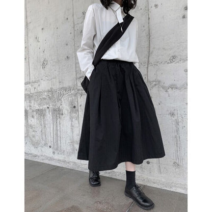 A-Line High-Waist Skirt【TR3164】