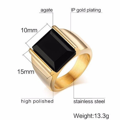 Blackstone Stainless Steel Ring【TR2763】
