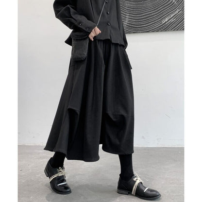 Asymmetry Wool Skirt【TR3173】