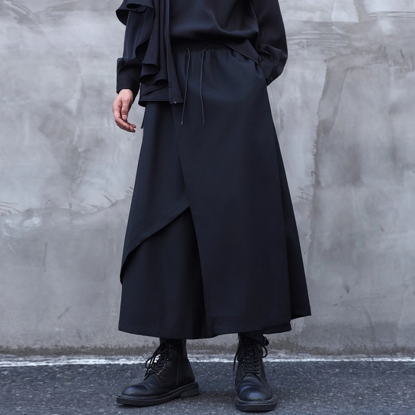 Irregular Ankle Length Skirt Pants【TR3293】