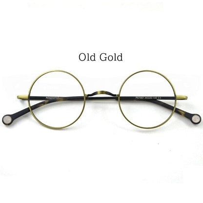 Vintage Round Metal Frame Glasses【TR2569】