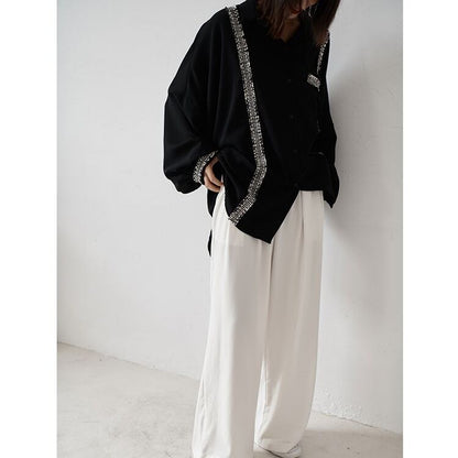 〈Unisex〉Irregular Loose Shirt【TR3035】