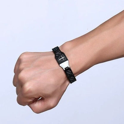 Cross magnetic men bracelet【TR2755】