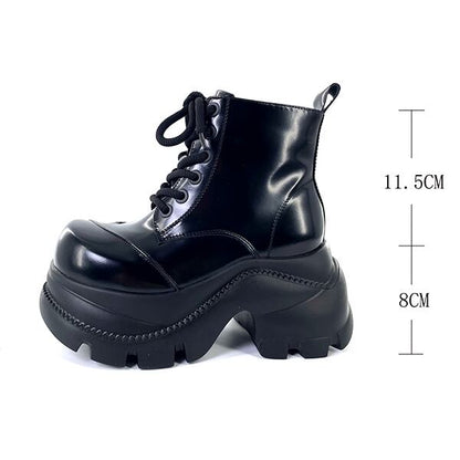 Side Zipper Shorts Boots【TR3388】