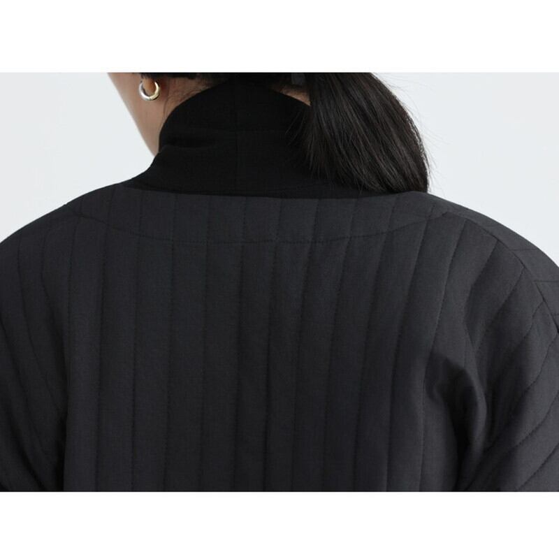 Long V-Neck Pleats Jacket【TR3260】