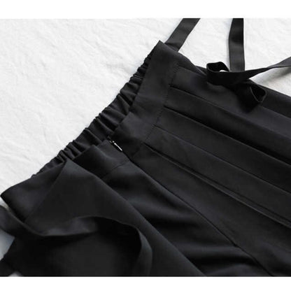 Wide Pleats Flare Pants【TR1320】