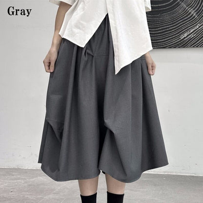 Asymmetry Drape Skirt【TR3187】