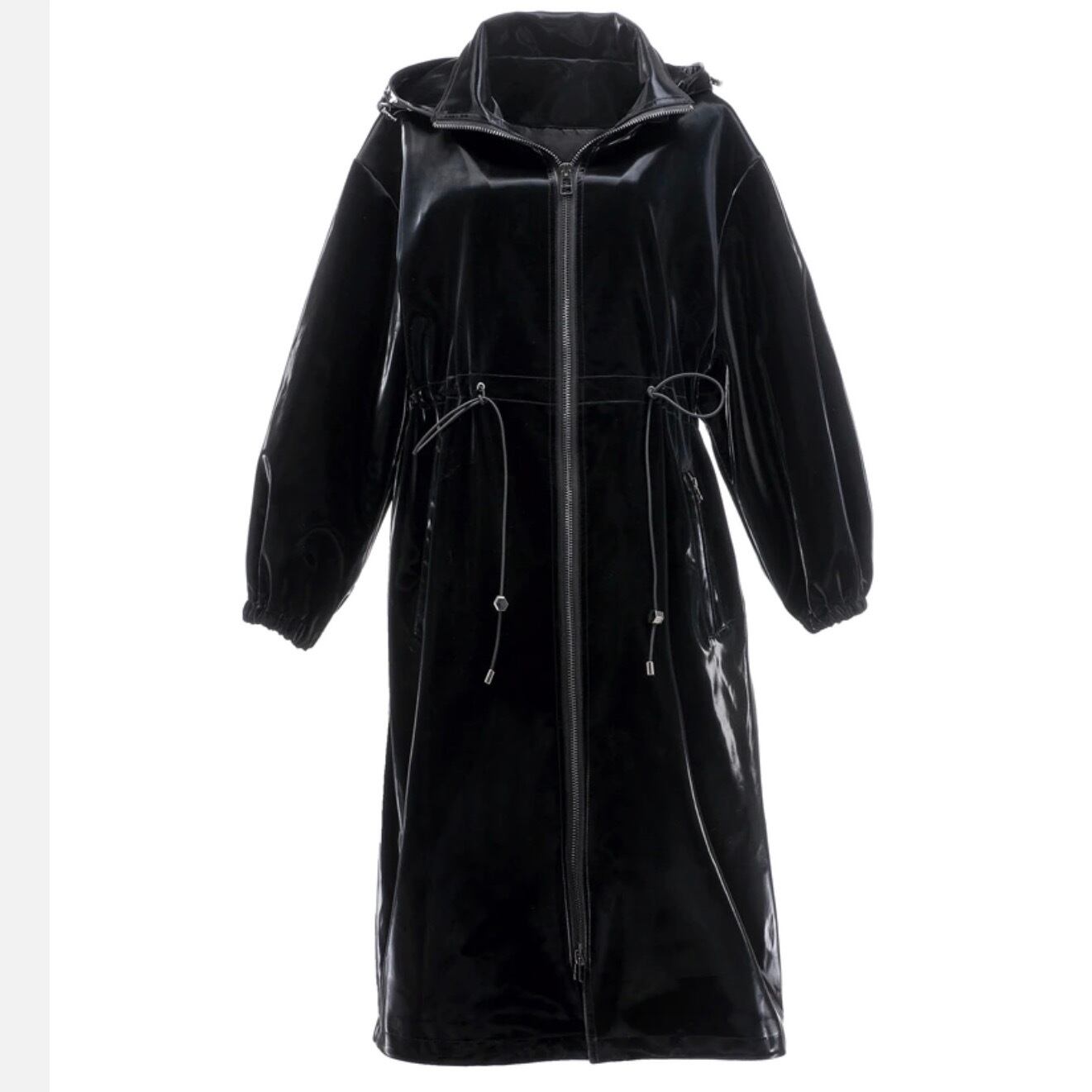 〈Unisex〉Patent Leather Windbreaker【TR1178】
