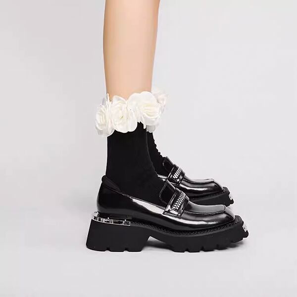 Leather Loafers Shoes【TR3393】