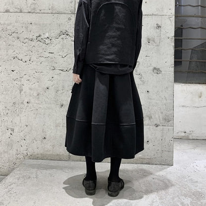 Fluffily A-Line Skirt【TR3157】