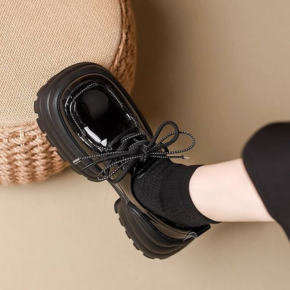 Oversized Loafers Shoes【TR3396】
