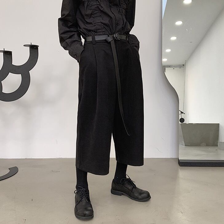 Cropped Semi-wide Pants【TR3292】