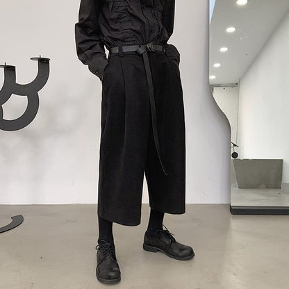 Cropped Semi-wide Pants【TR3292】
