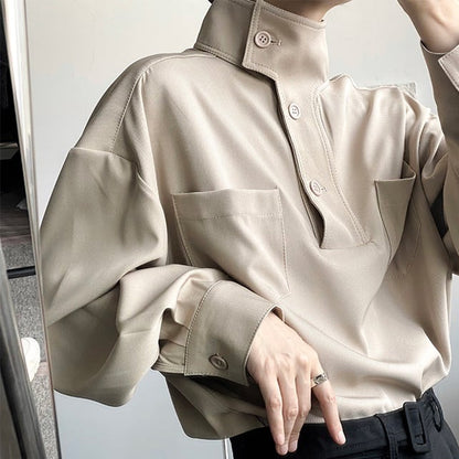 Chic Design High Neck Shirt【TR2484】