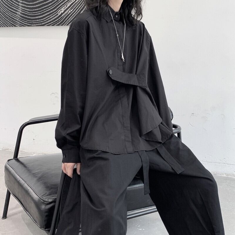 Loose Button Collared Shirt【TR3122】