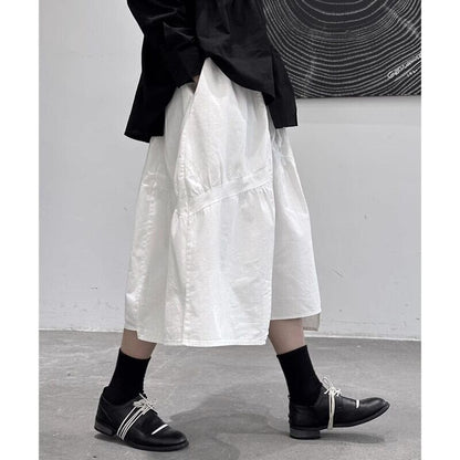 Asymmetry Gather Skirt【TR3163】