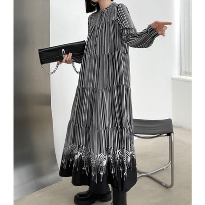 Tiered Fluffily All-in-one Dress【TR0506】