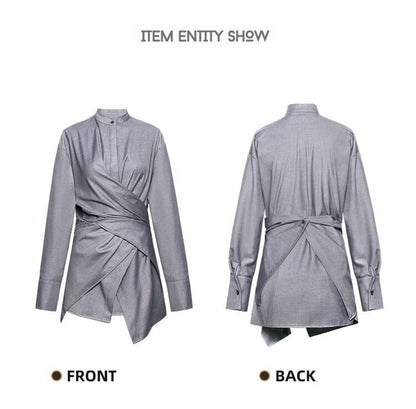 Center Fit Blouse Shirt【TR1020】