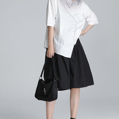 Asymmetry Line T-Shirt【TR3147】