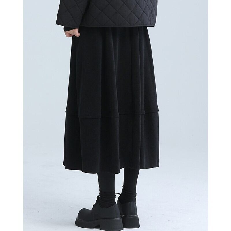 Tiered A-Line Simple Skirt【TR3169】