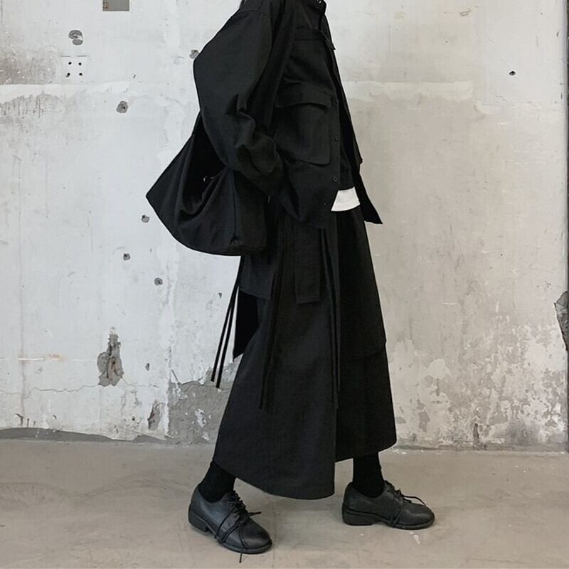 Layered Unique Wide Pants【TR3211】