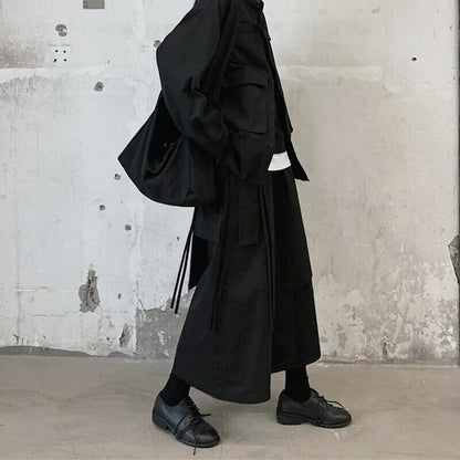 Layered Unique Wide Pants【TR3211】