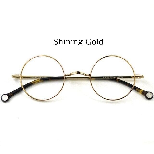 Vintage Round Metal Frame Glasses【TR2569】