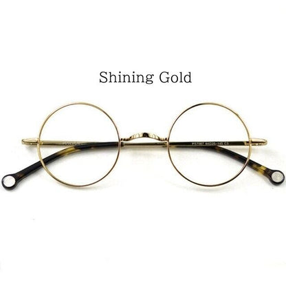 Vintage Round Metal Frame Glasses【TR2569】