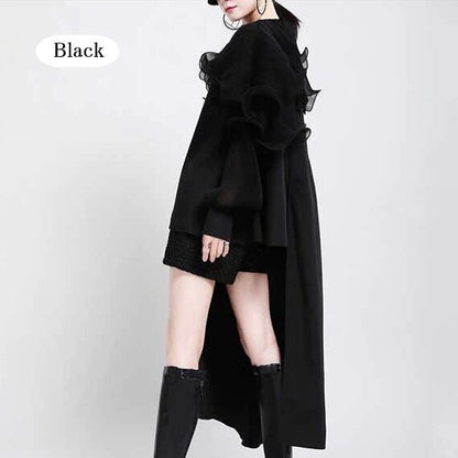 Asymmetrical Ruffle Blouse Shirt【TR1197】