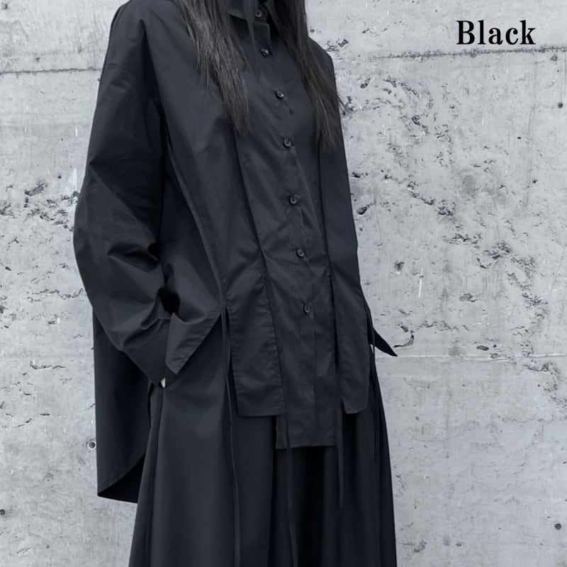 Hem-Slit Nichi Collared Shirt【TR3107】
