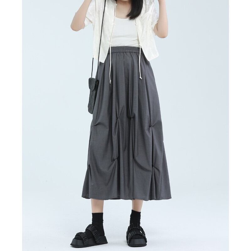 Asymmetry Drape Skirt【TR3174】