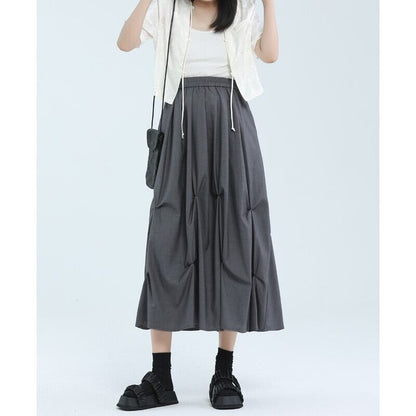 Asymmetry Drape Skirt【TR3174】