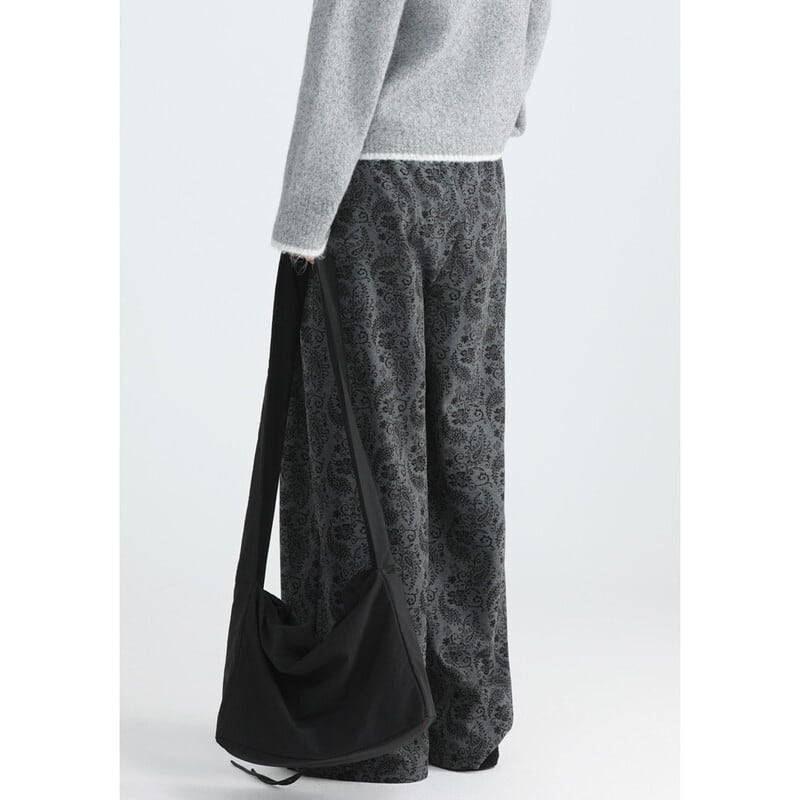 Paisley Straight Wide Pants【TR3209】
