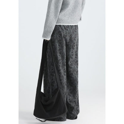 Paisley Straight Wide Pants【TR3209】