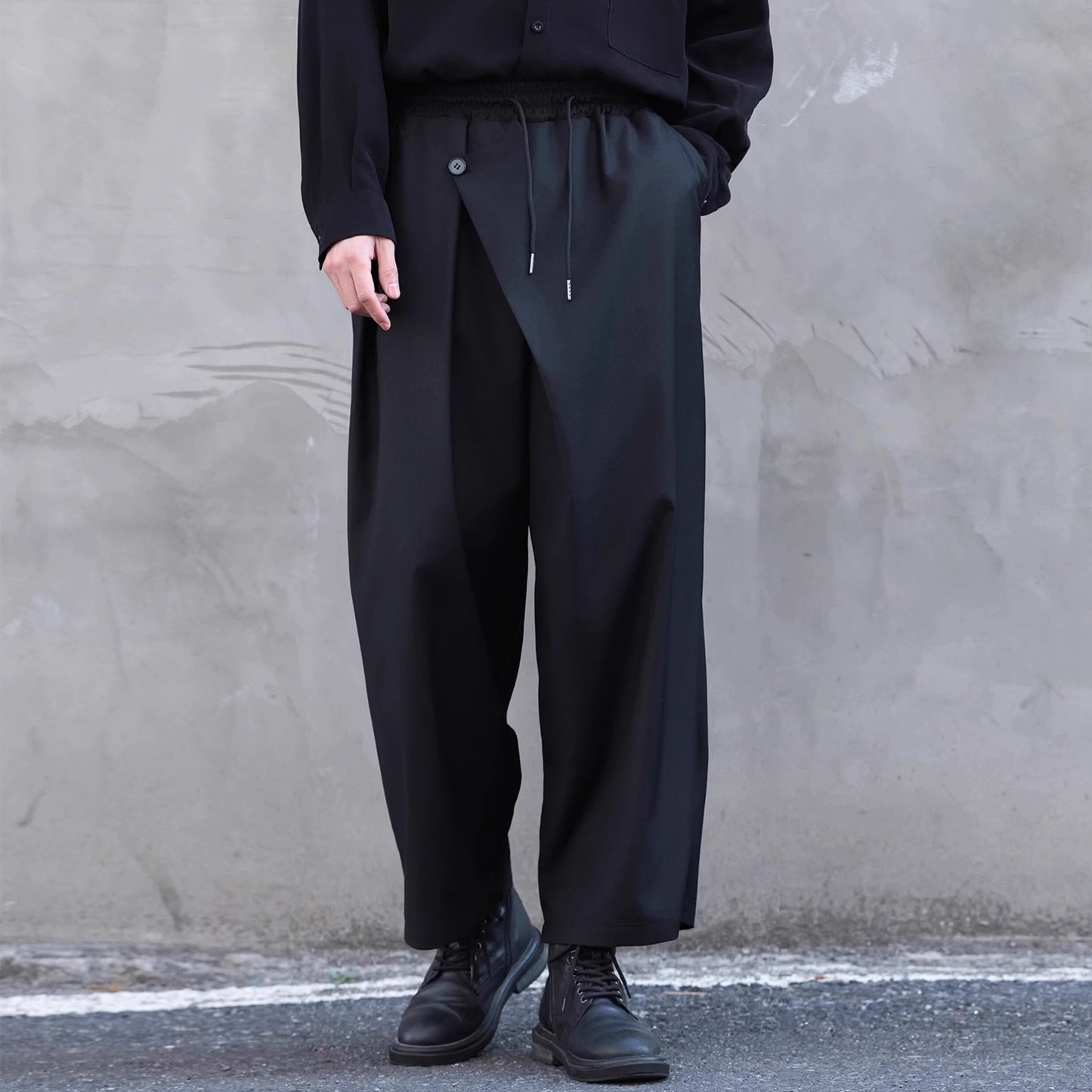 Asymmetric Tapered Pants【TR3280】