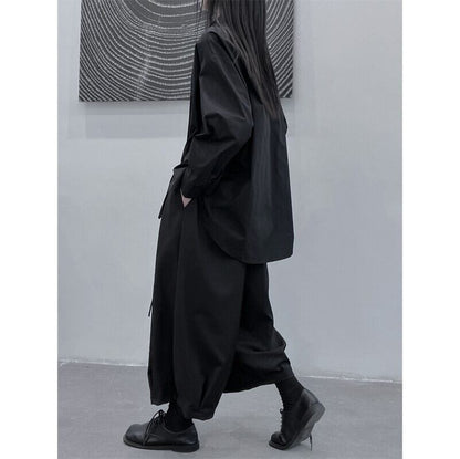 Hem-Slit Nichi Collared Shirt【TR3107】