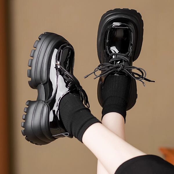 Oversized Loafers Shoes【TR3396】