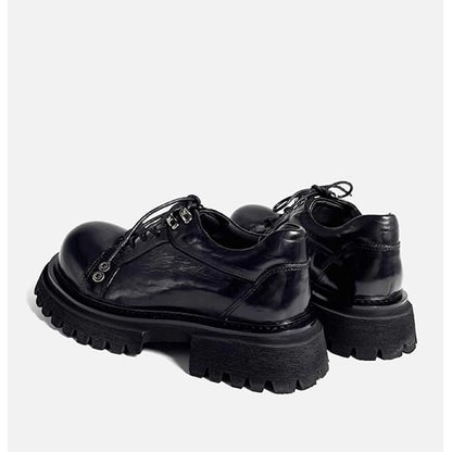 Pleated Metallic Casual Shoes【TR3408】