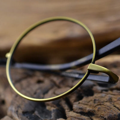 Vintage Round Metal Frame Glasses【TR2569】