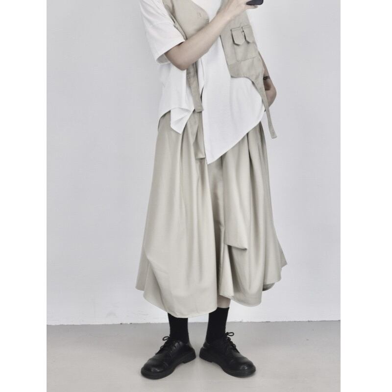 Asymmetry Drape Skirt【TR3187】