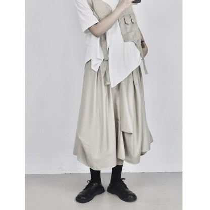 Asymmetry Drape Skirt【TR3187】