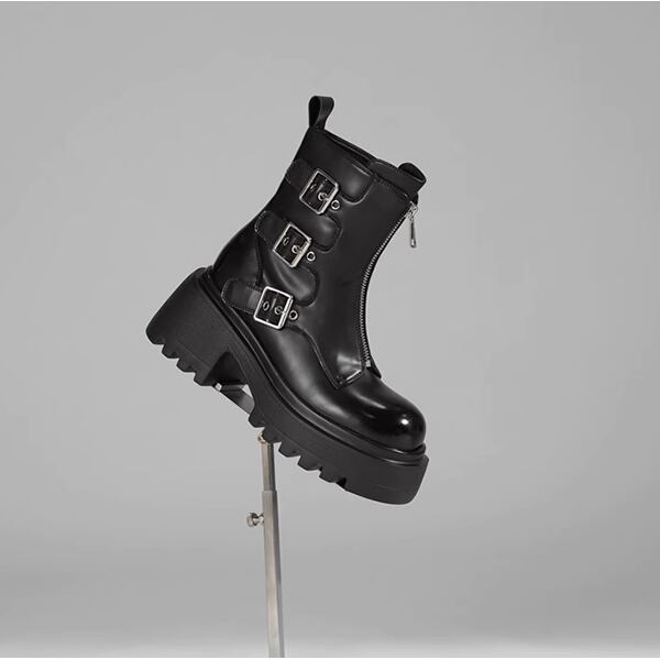 Metal Belt Martin Boots【TR3389】