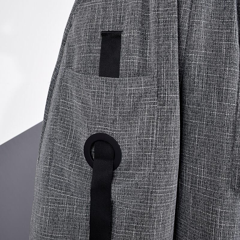 〈Unisex〉Wide Irregular Cropped Pants【TR1351】