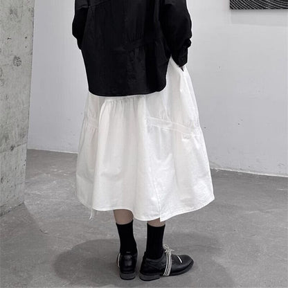 Asymmetry Gather Skirt【TR3163】