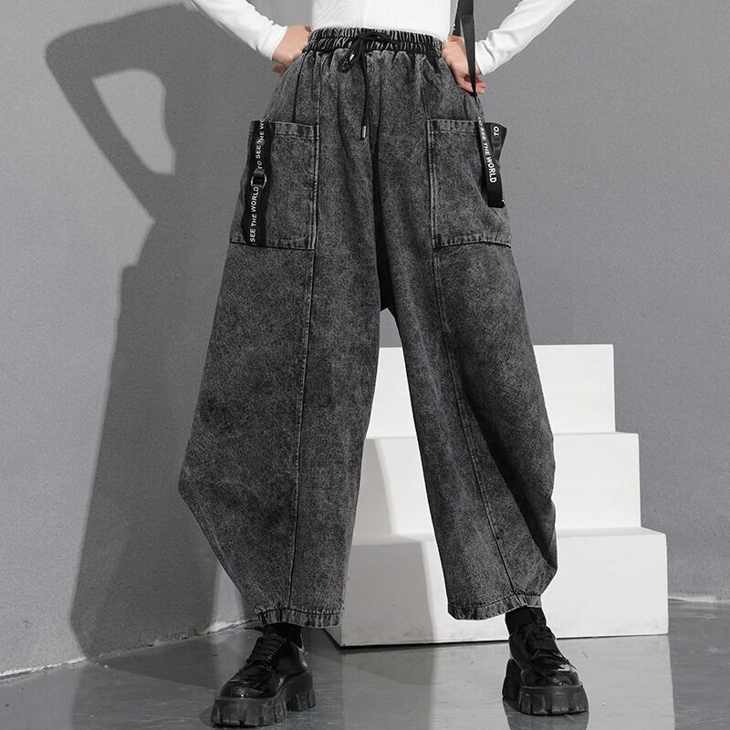 〈Unisex〉Pocket Denim Wide Pants【TR3036】