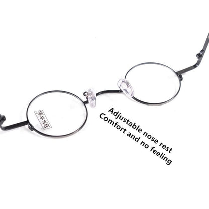 Vintage Ultralight Metal Round Glasses【TR2566】